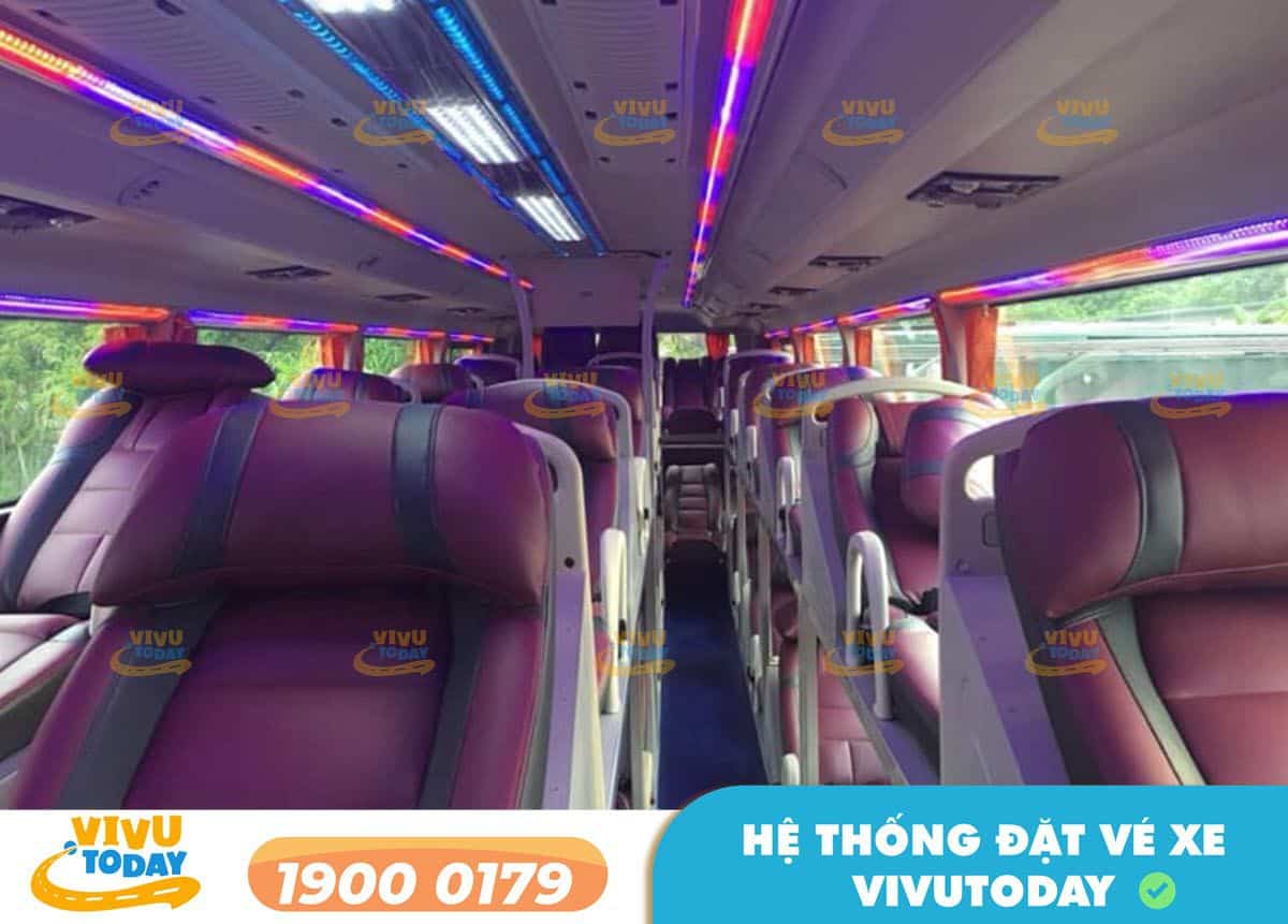 Xe giường nằm thế hệ mới của nhà xe Hoa Hồng Lao Bảo - Hà Nội