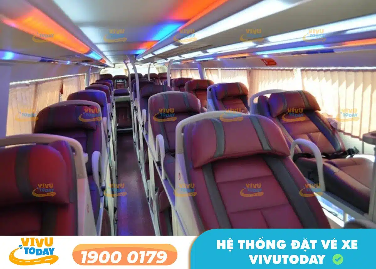 Nội thất xe giường nằm Hoàng Vân Sóc Trăng