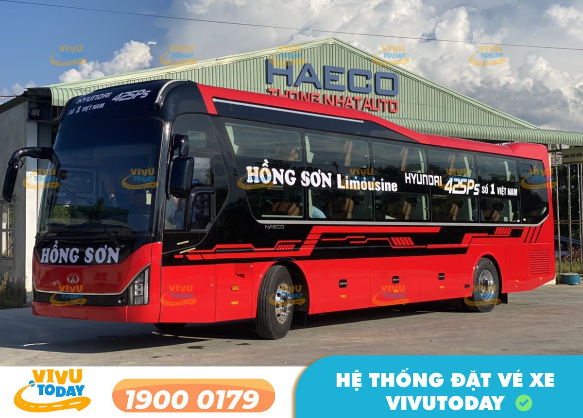 Nhà xe Hồng Sơn đi Quảng Ngãi từ Quy Nhơn - Bình Định