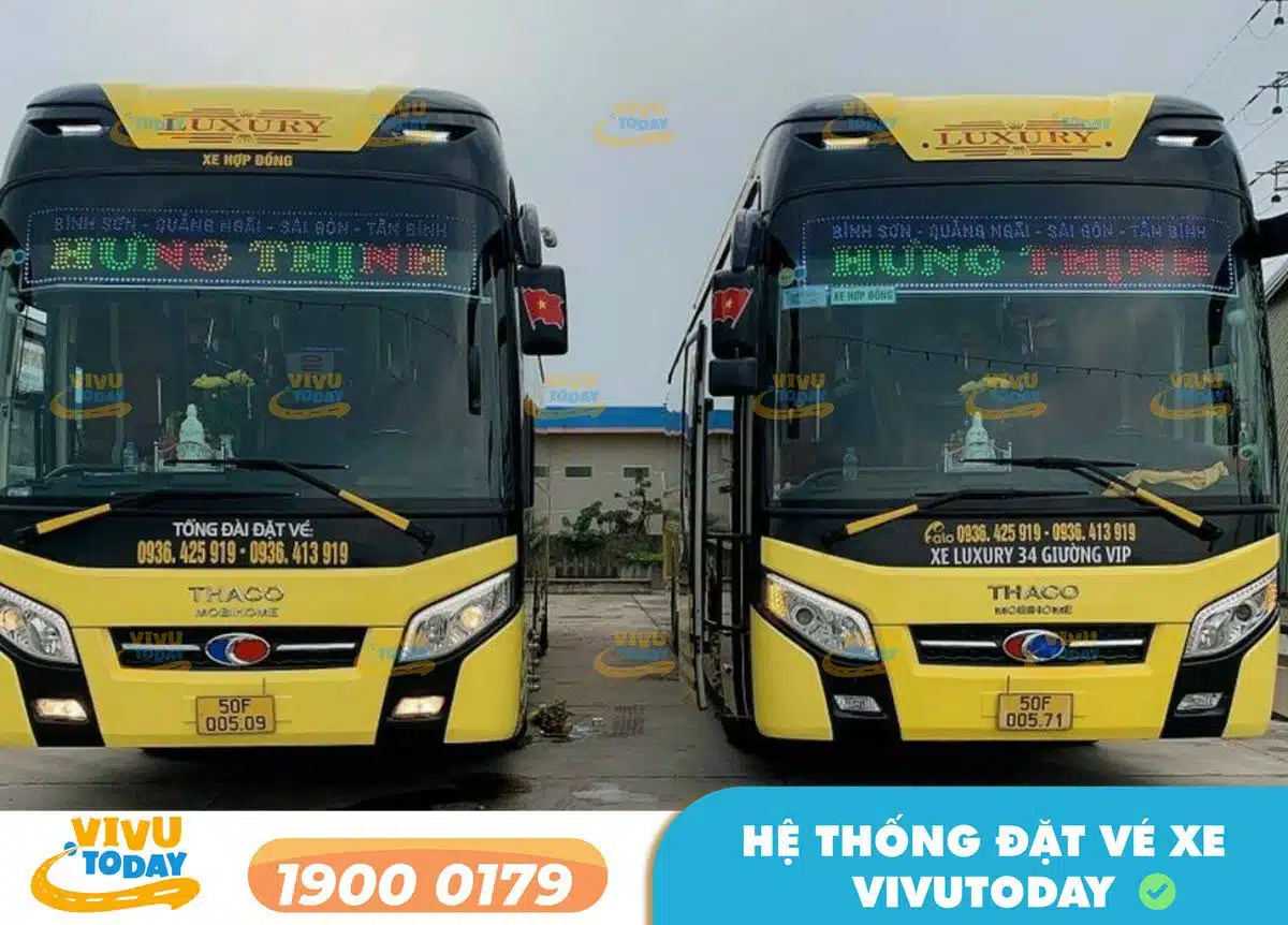 Nhà xe Hưng Thịnh Sài Gòn - Quảng Ngãi