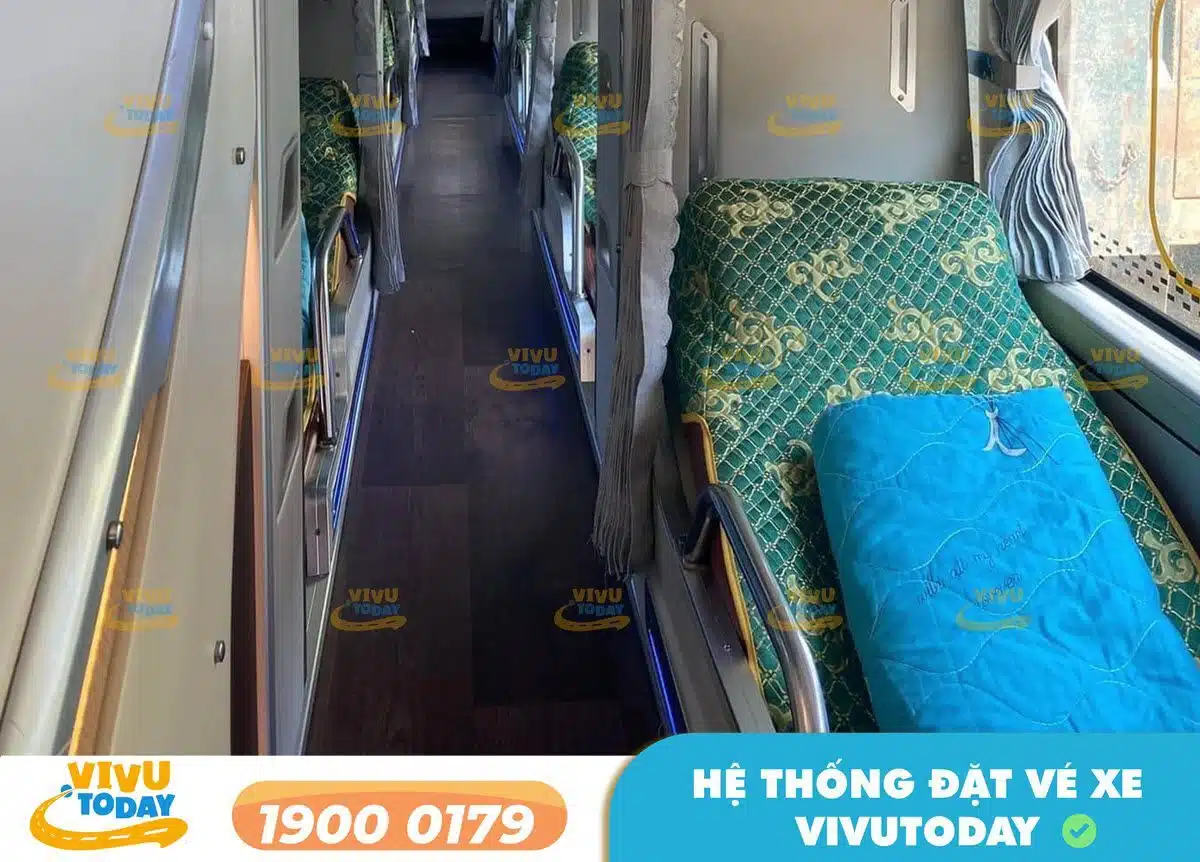 Nội thất sang trọng của xe Hùng Thục Nghệ An đi Hà Nội
