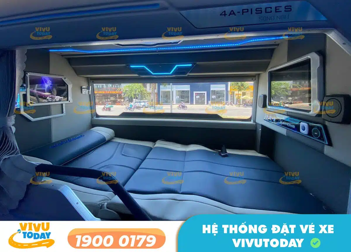 Nội thất xe giường Limousine 22 phòng cao cấp của nhà xe Khôn Vinh