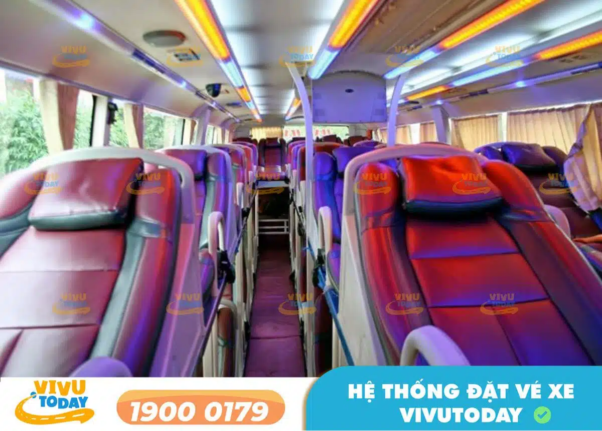 Nội thất xe Kim Cương Sài Gòn đi Cao Lãnh - Đồng Tháp