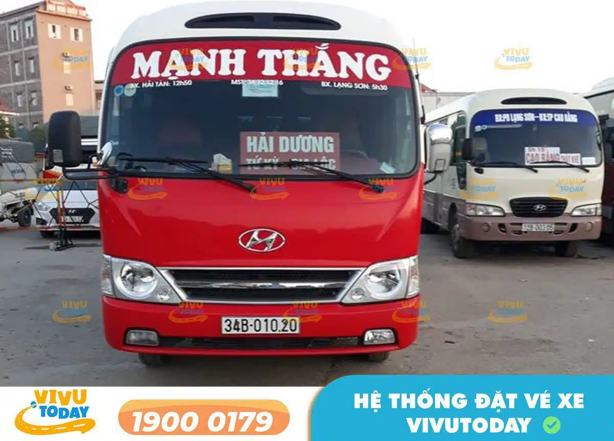 Nhà xe Mạnh Thắng Hải Dương - Lạng Sơn