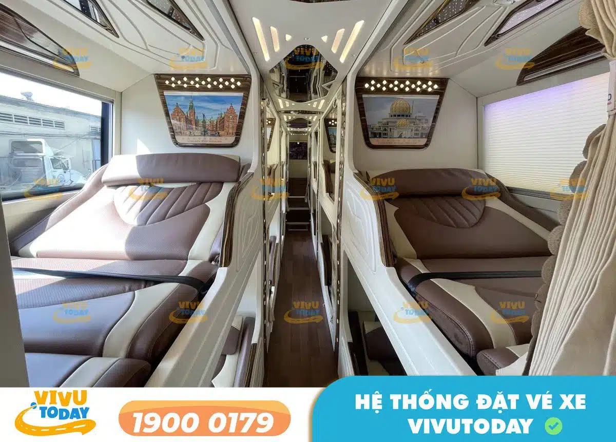 Xe giường nằm Limousine 22 phòng của nhà xe Minh Hóa Nghĩa Đàn đi Hà Nội