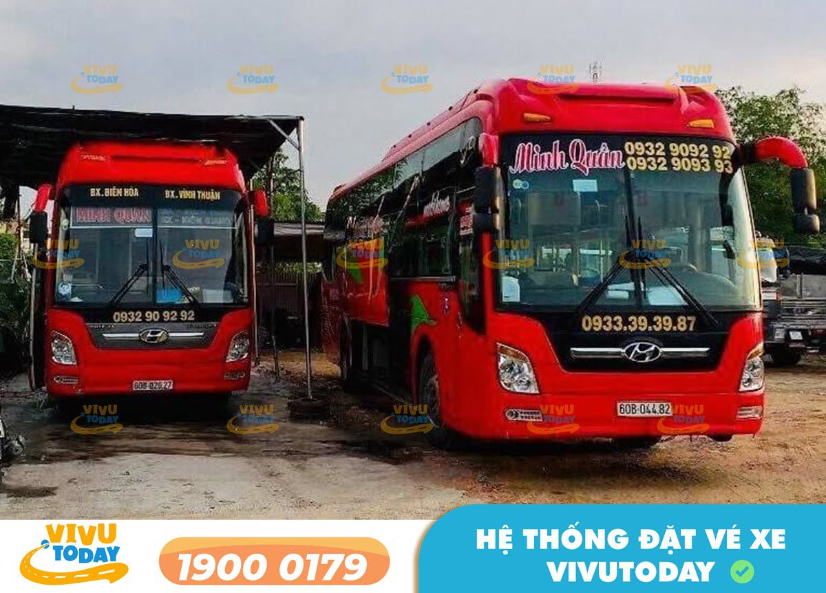 Xe khách Minh Quân tuyến Kiên Giang - Đồng Nai