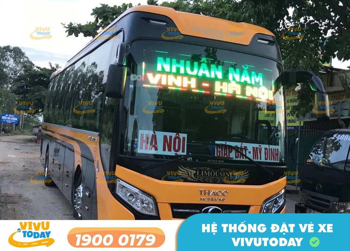 Nhà xe Nhuận Năm đi Hà Nội từ Nghệ An bằng xe Limousine chất lượng cao