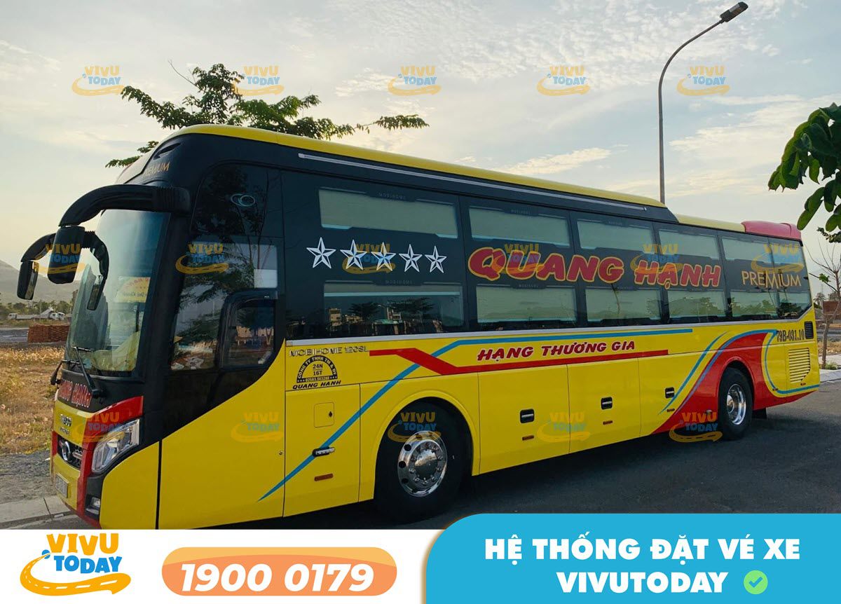 Nhà xe Quang Hạnh từ Cam Ranh - Khánh Hòa đi Đà Nẵng