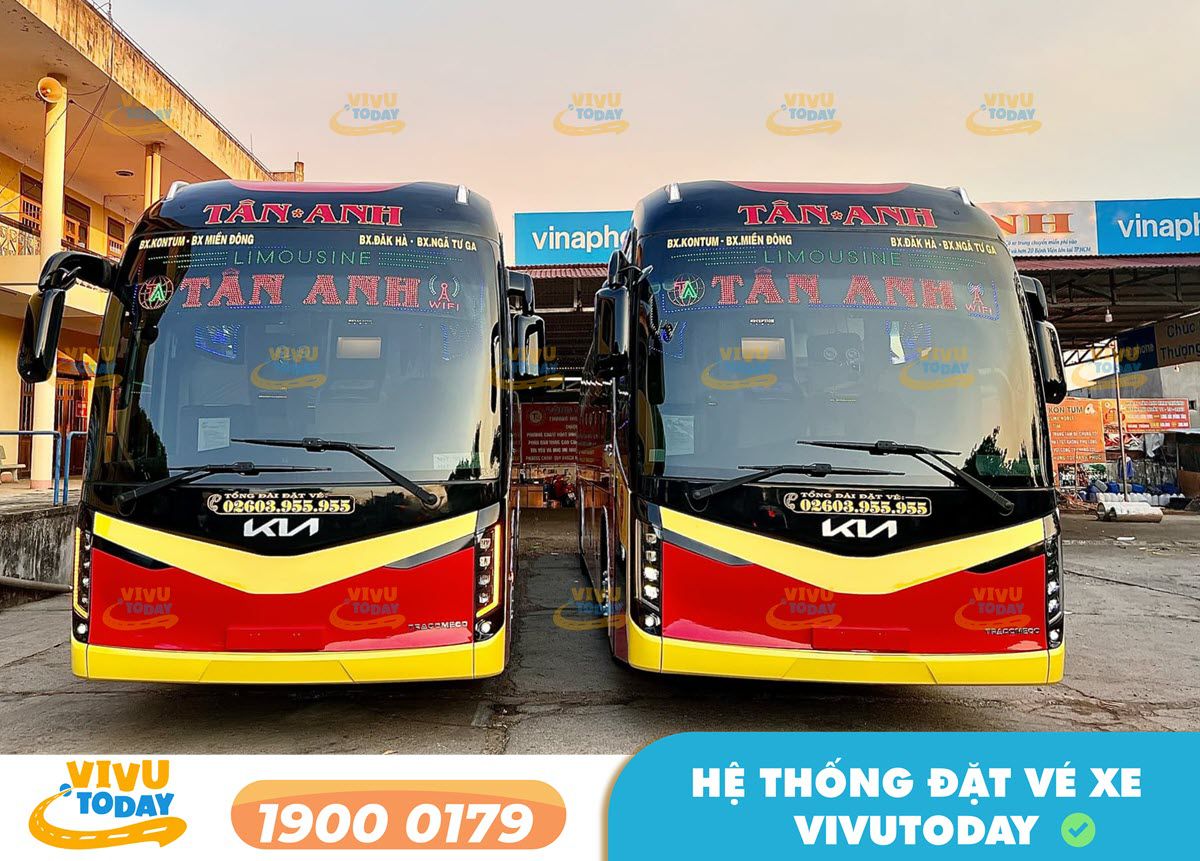 Nhà xe Tân Anh chuyên tuyến Sài Gòn - Ngọc Hồi Kon Tum