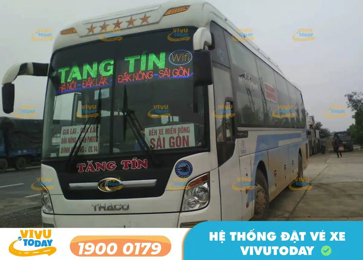Xe khách Tăng Tín đi Sài Gòn từ bến xe Buôn Hồ