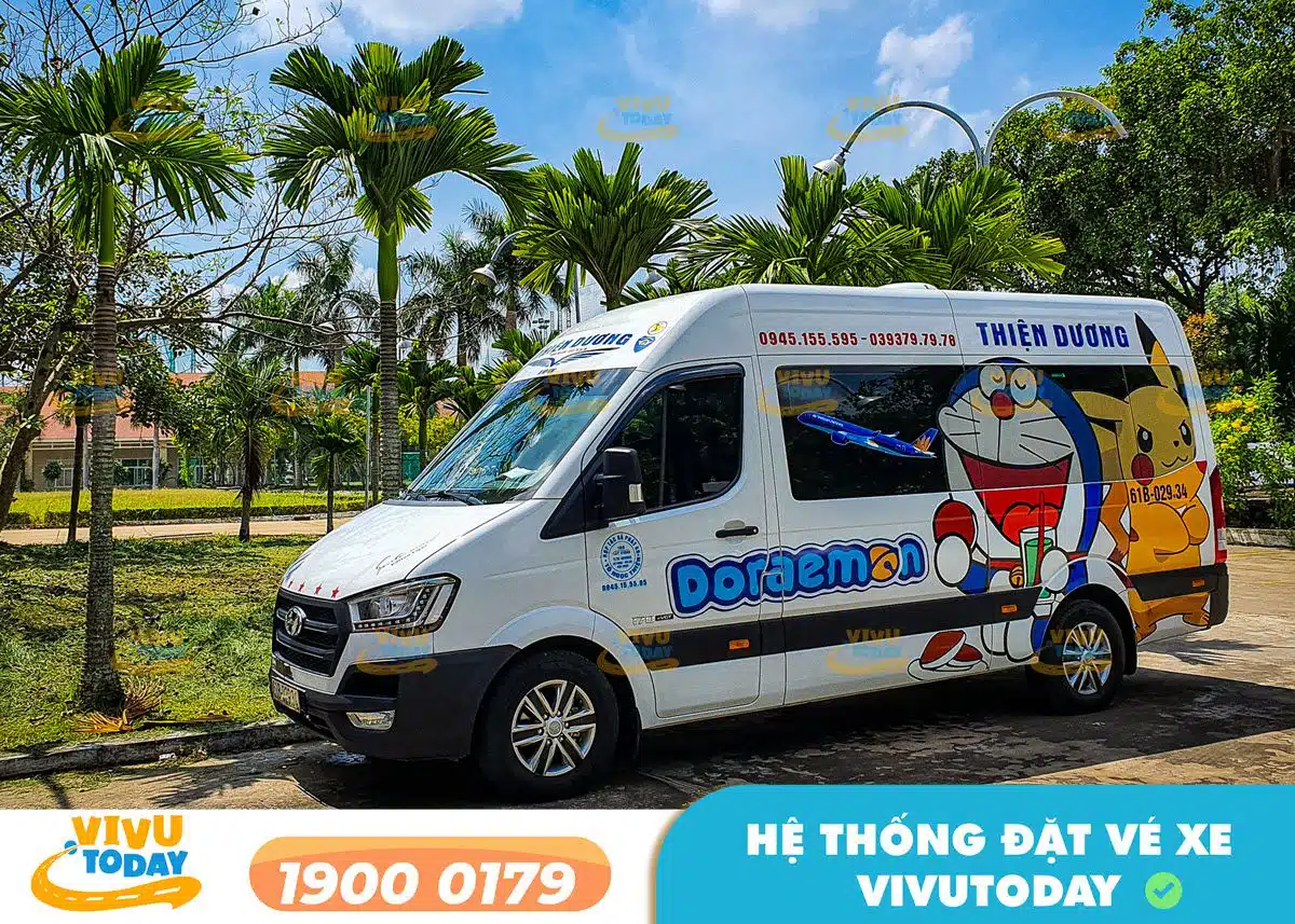 Xe khách Thiện Dương từ Bến Cát - Bình Dương đi sân bay Tân Sơn Nhất