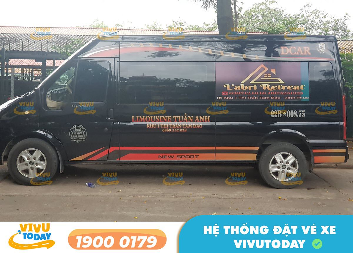 Xe khách Tuấn Anh Limousine chuyên phục vụ tuyến xe Tam Đảo về Hà Nội