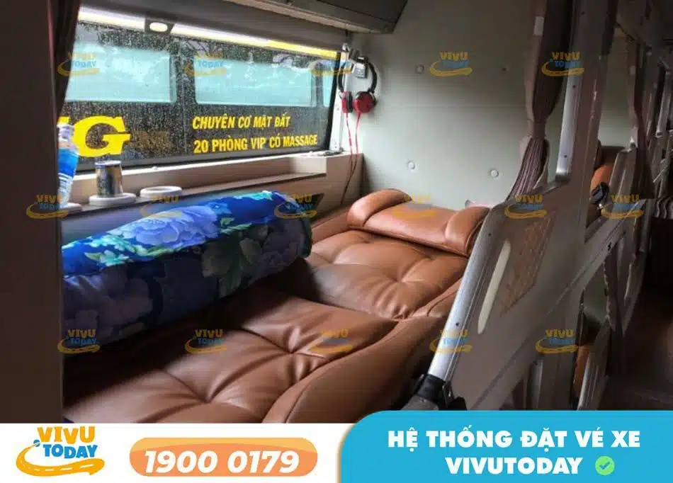 Nội thất chuyên cơ mặt đất Limousine 20 phòng của nhà xe Mạnh Mùi