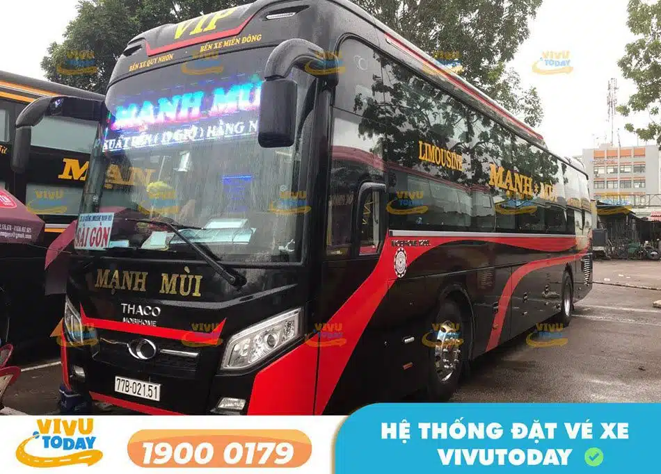 Nhà xe Mạnh Mùi Quy Nhơn đi Sài Gòn