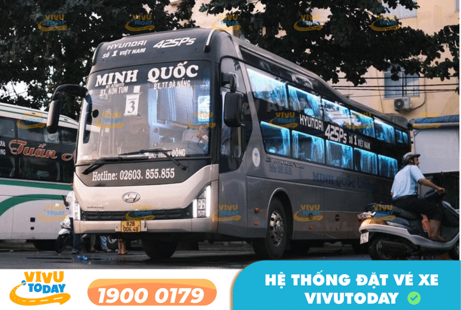 Nhà xe Minh Quốc tuyến Ngọc Hồi - Kon Tum đi Sài Gòn