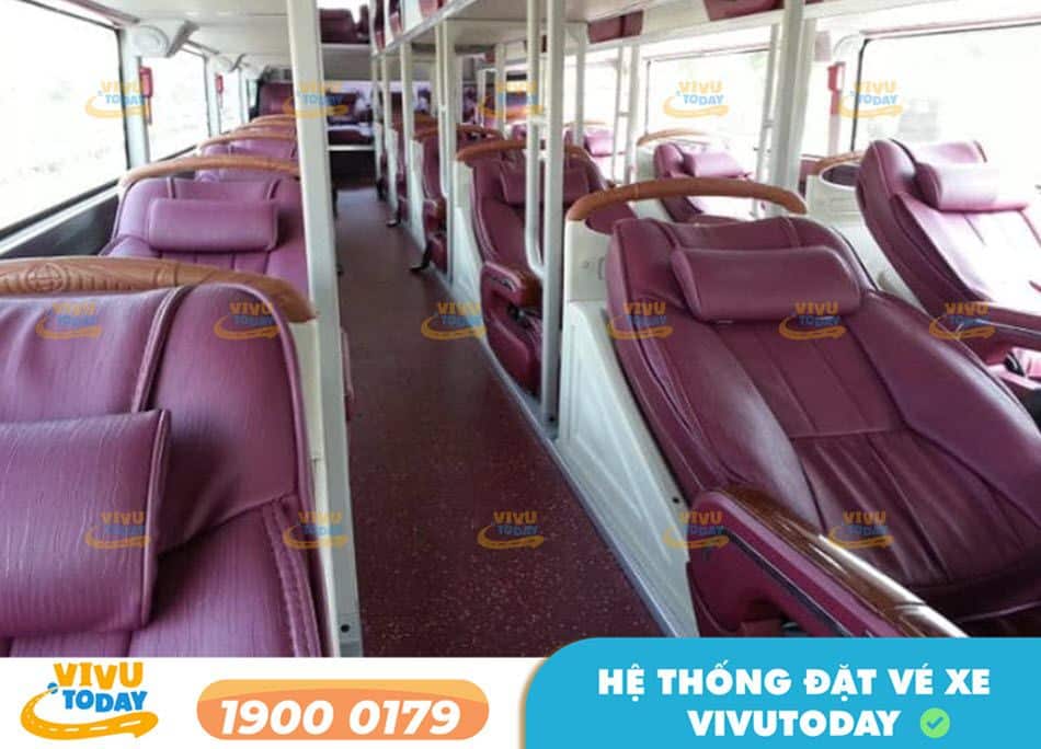 Xe giường nằm 40 chỗ của nhà xe Phương Huy Kon Tum