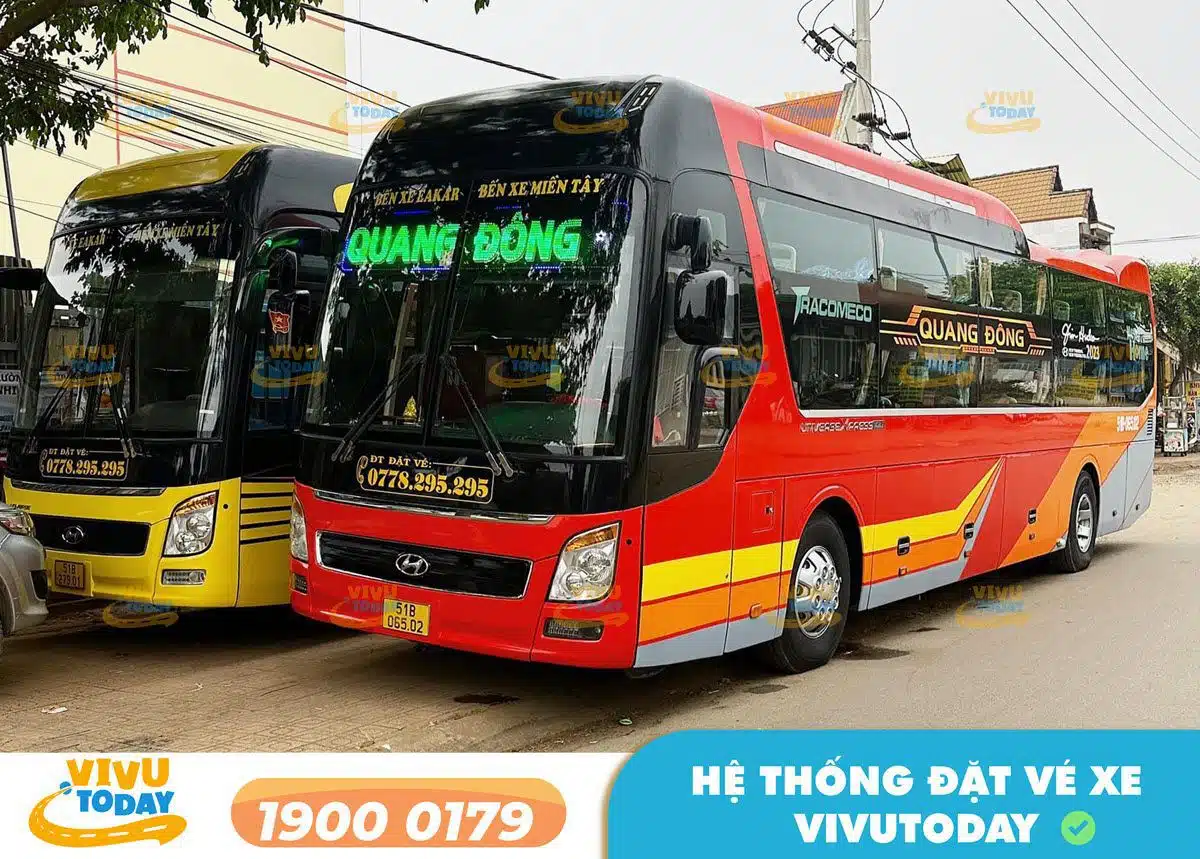 Nhà xe Quang Đông Đắk Lắk đi Sài Gòn