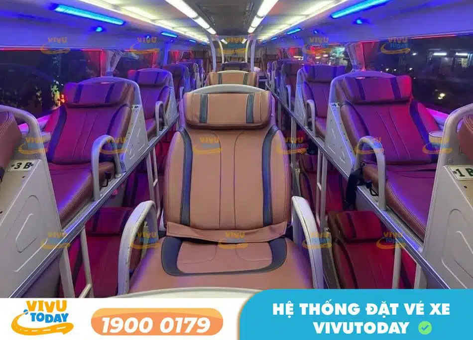 Xe giường nằm 45 chỗ của nhà xe Quang Vinh Hải Hậu