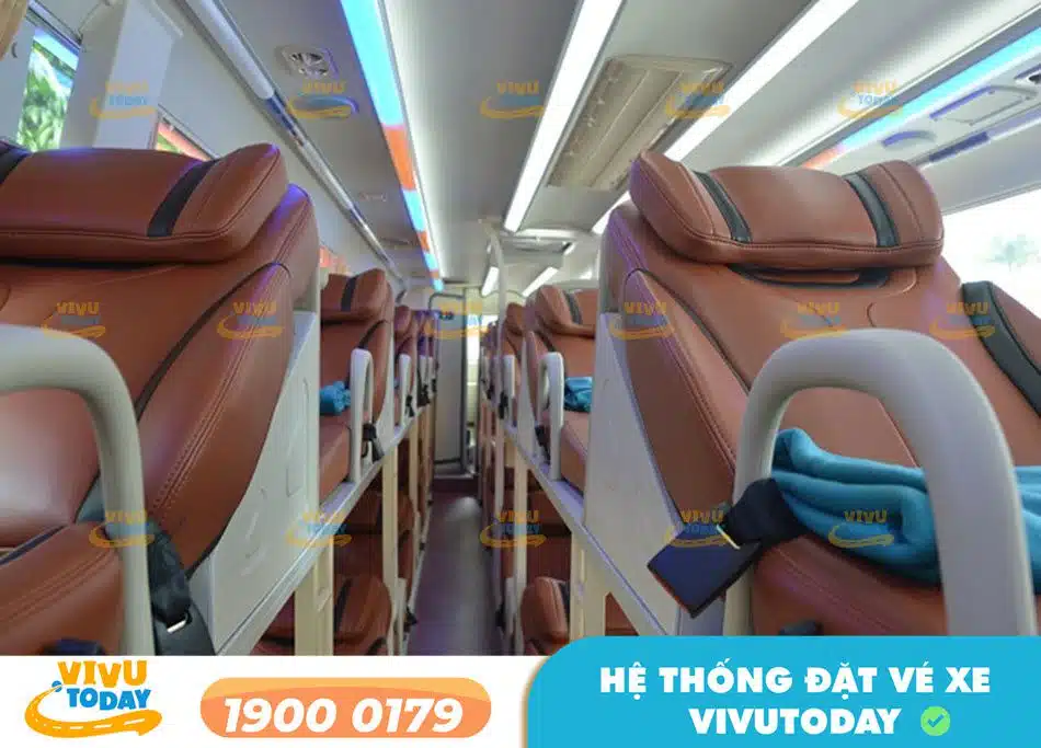 Xe giường nằm 34 chỗ của nhà xe Quý Liên Bình Định