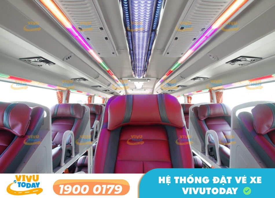 Xe giường nằm 40 chỗ đời mới của nhà xe Sơn Đen Quảng Trị - Đà Nẵng