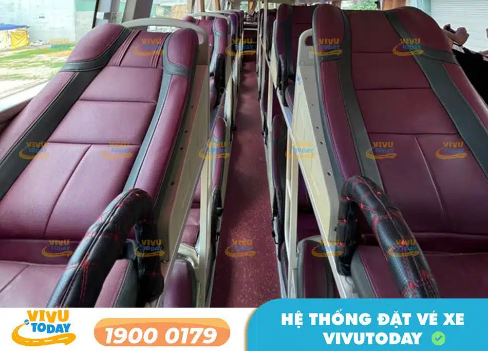 Nội thất xe giường nằm 40 chỗ của nhà xe Thanh Loan Trà Vinh