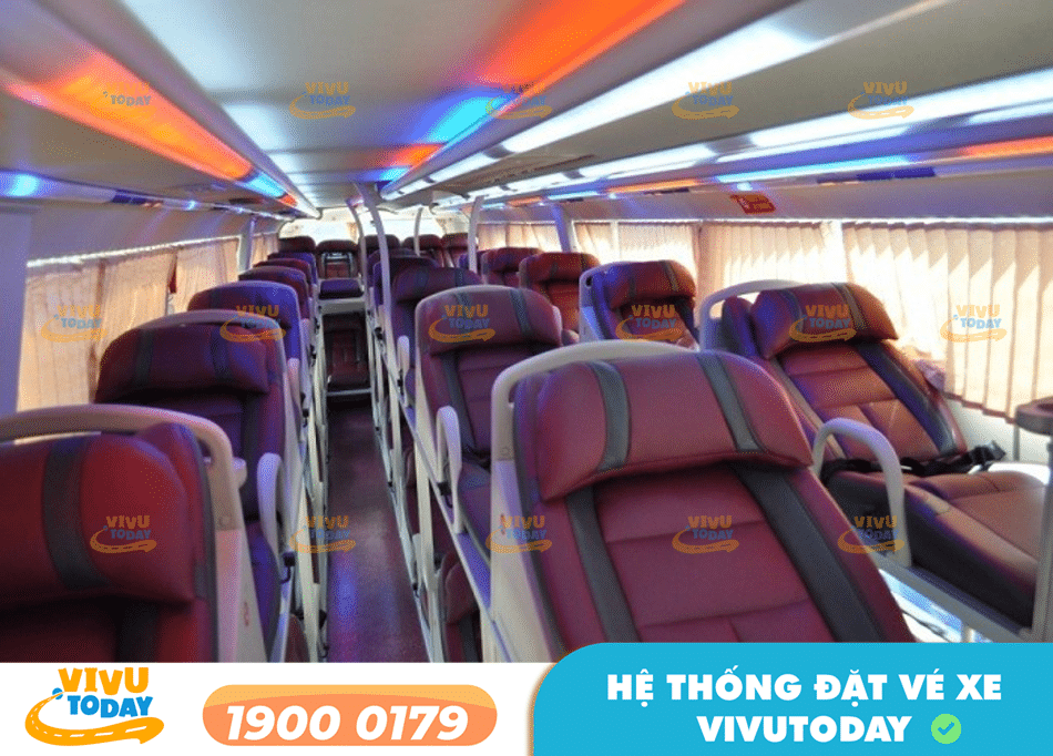 Thiết kế sang trọng của xe giường nằm Thành Nhân (Hải Phòng)