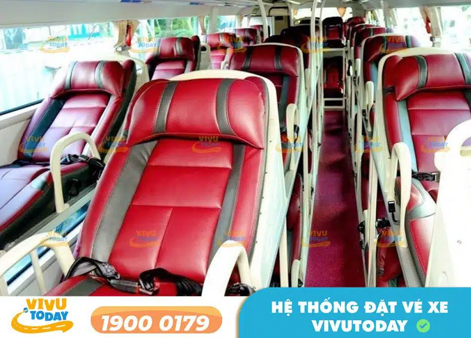 Nội thất xe giường nằm 40 chỗ của nhà xe Thanh Việt