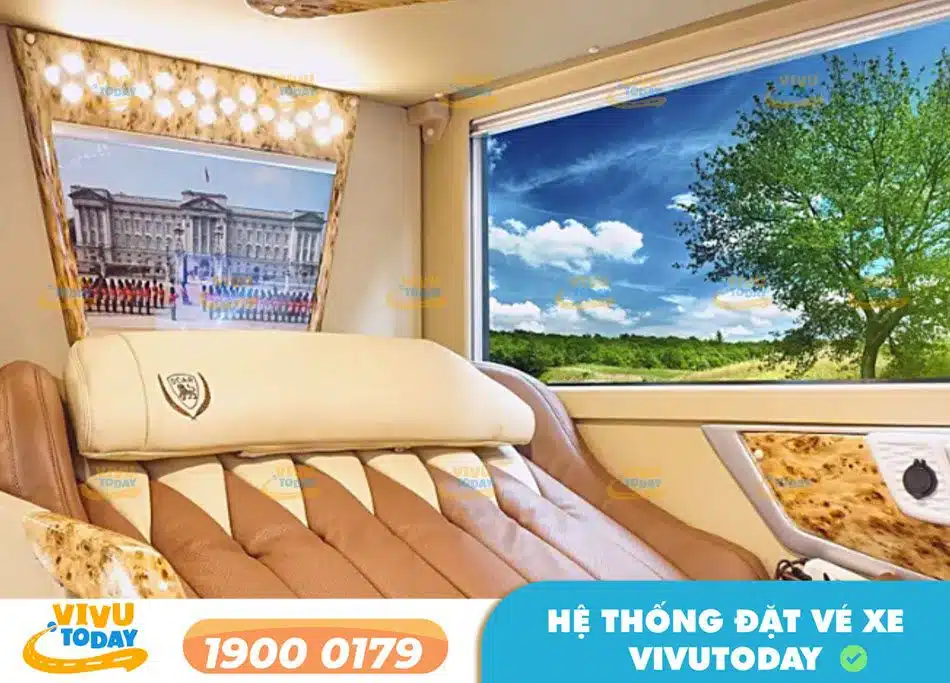 Xe giường phòng cao cấp của nhà xe Thiên Hà Limousine