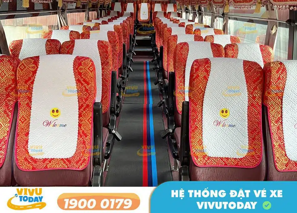 Nội thất sang trọng của nhà xe Tiến Vinh
