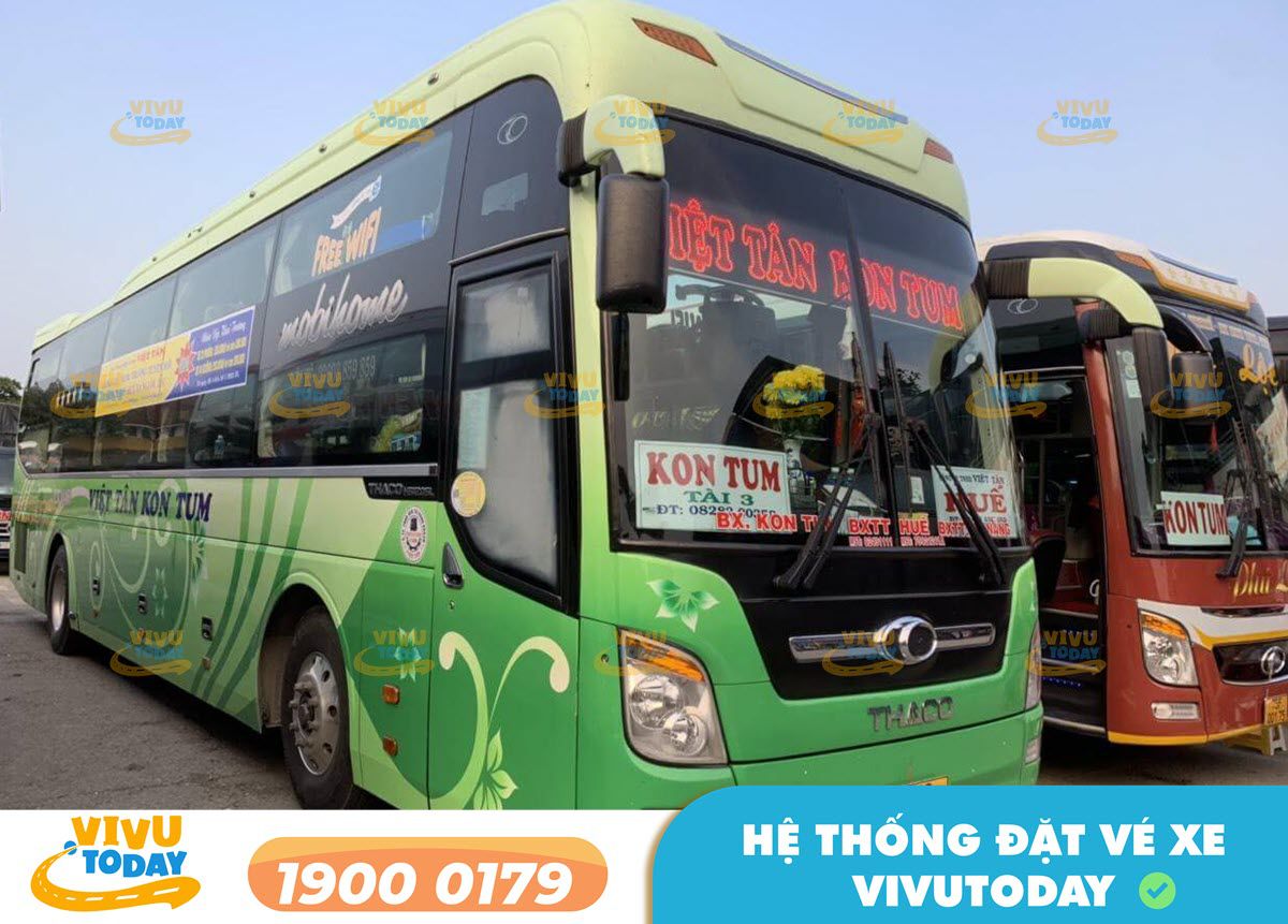Nhà xe Việt Tân tuyến Hà Nội đi Kon Tum