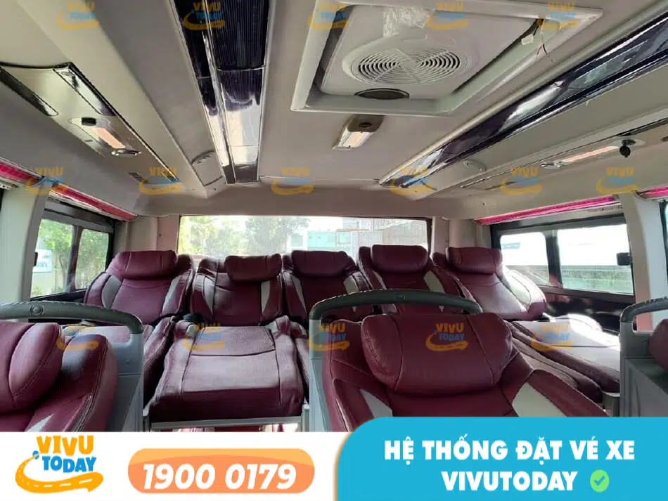 Nội thất chất lượng nhà xe Hoài Phương