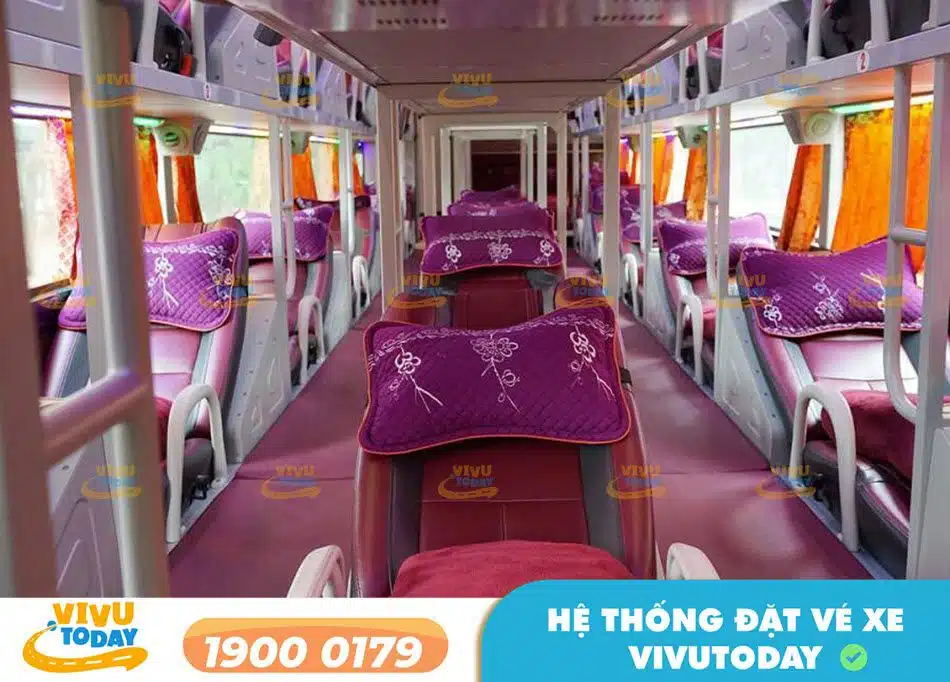 Xe giường nằm 40 chỗ của xe Ngọc Hưng Lào Cai - Sài Gòn