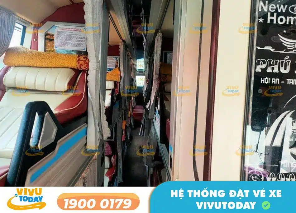Xe giường phòng Limousine cao cấp của nhà xe Phú Mỹ hạnh