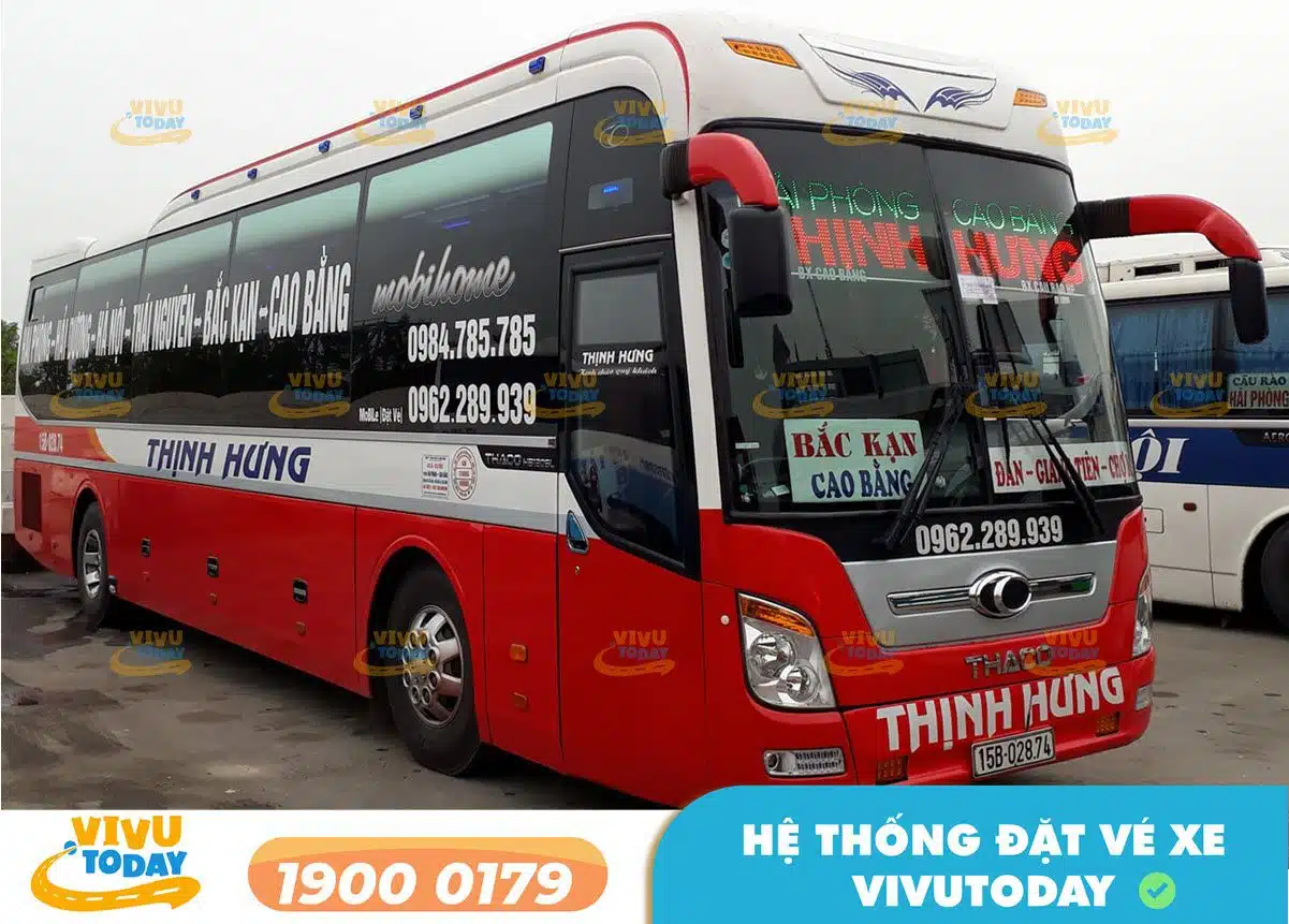 Nhà xe Thịnh Hưng Hải Phòng đi Cao Bằng