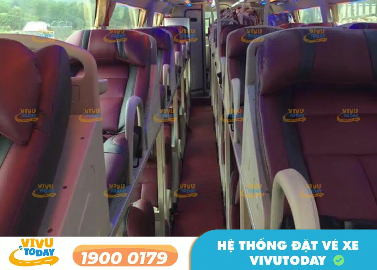 Nội thất xe giường nằm của nhà xe Tuấn Viết Bắc Kạn