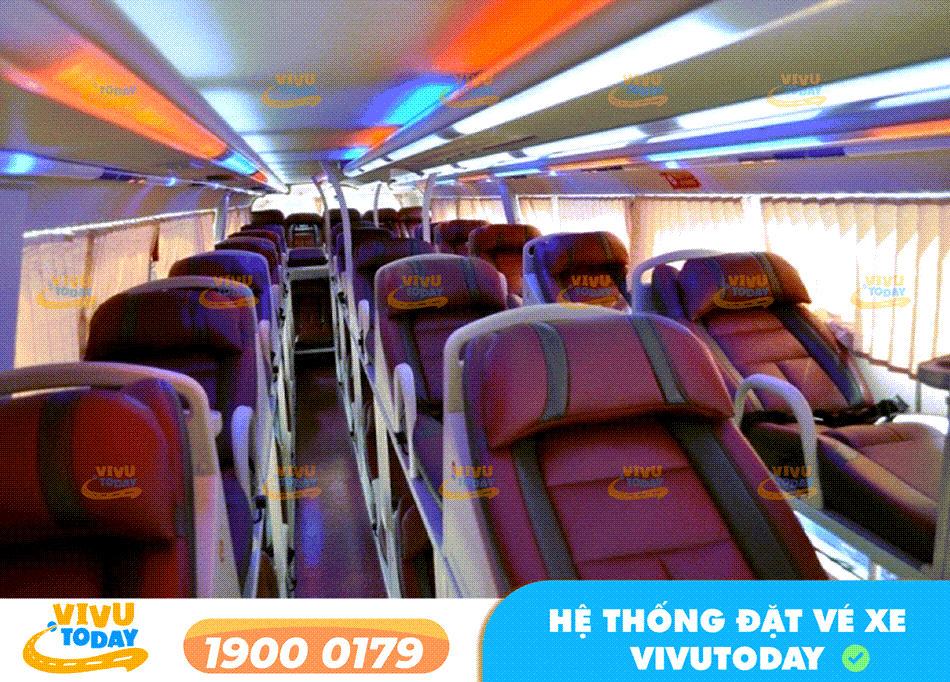 Dòng xe giường nằm 40 chỗ tiện nghi của nhà xe Hùng Thủy