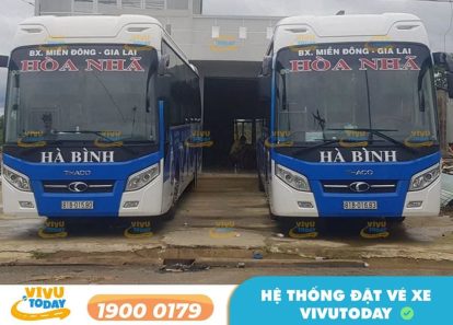 Nhà xe Hà Bình Hòa Nhã tuyến xe Sài Gòn đi Gia Lai giá tốt