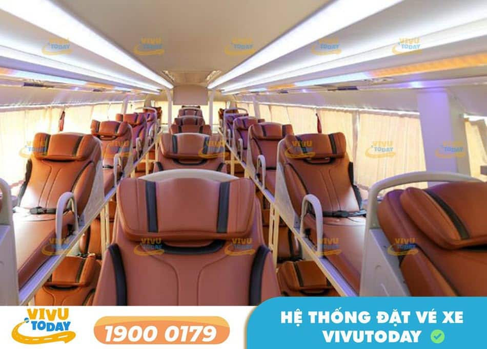 Xe giường nằm 41 chỗ của nhà xe Hoàng Anh (Phan Rang)