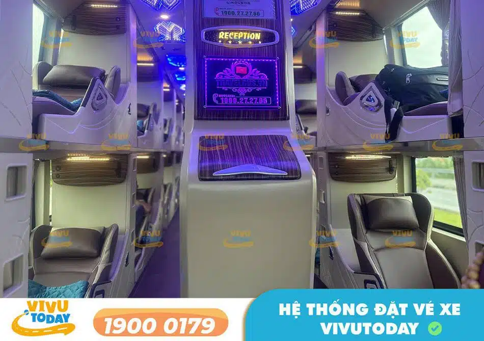 Xe Limousine 24 phòng sang trọng của nhà xe Khang Vy Limousine