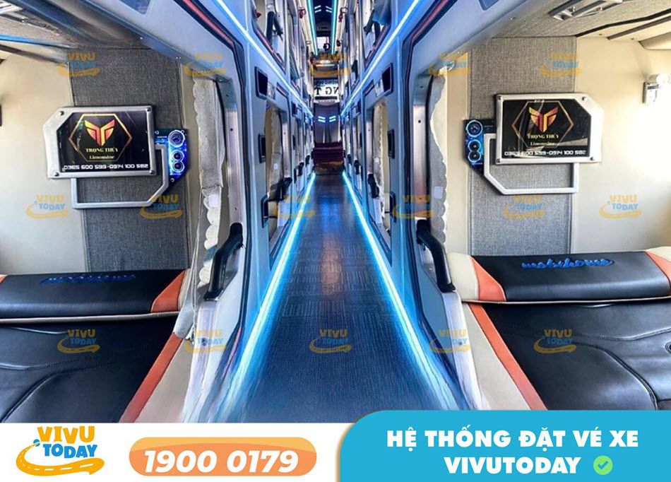 Xe khách Trọng Thủy Limousine từ Bình Định đi Cần Thơ