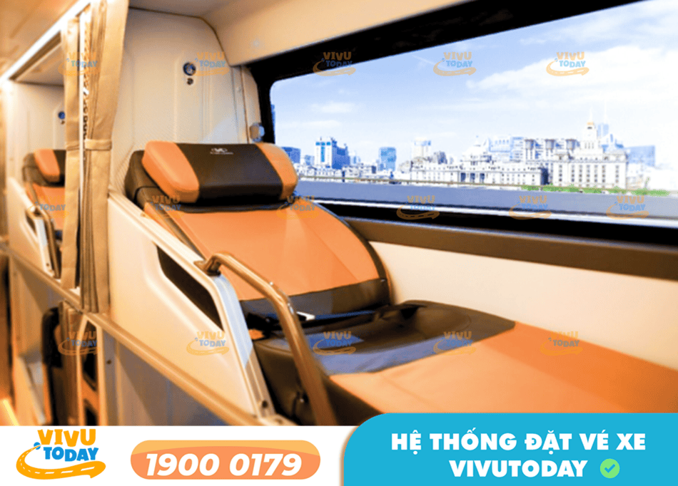 Tiện nghi xe Limousine sang trọng của nhà xe Anh Tuyên