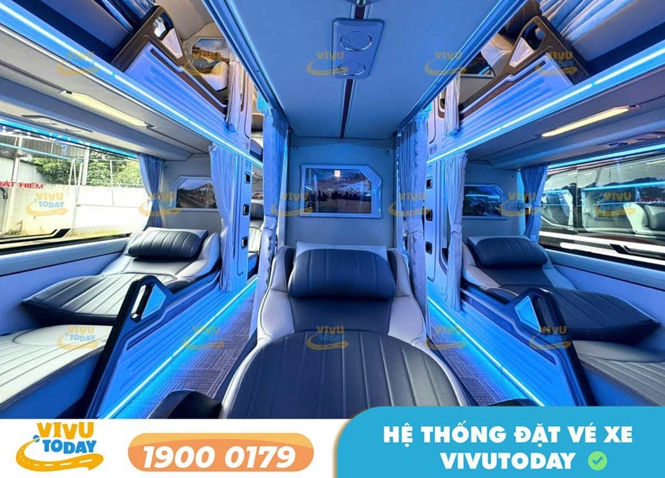 Xe 34 phòng Limousine sang trọng của xe khách Tiến Oanh