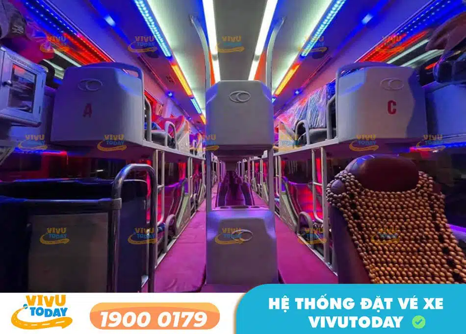 Hình ảnh xe giường nằm 40 chỗ của nhà xe Thiên Thuận