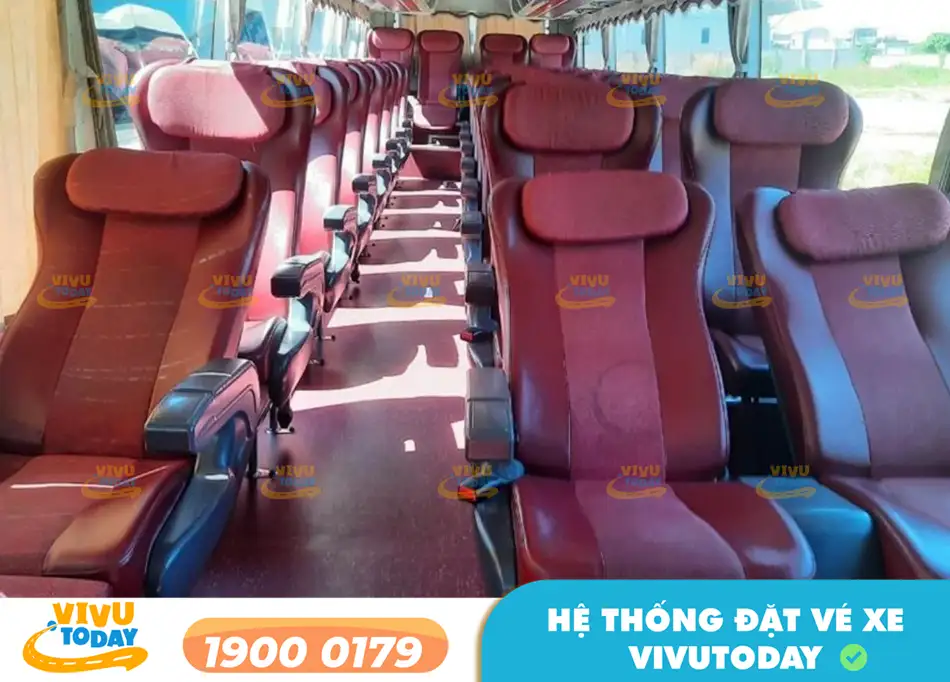 Dòng xe ghế ngồi tiện nghi của nhà xe Vinh Hoa