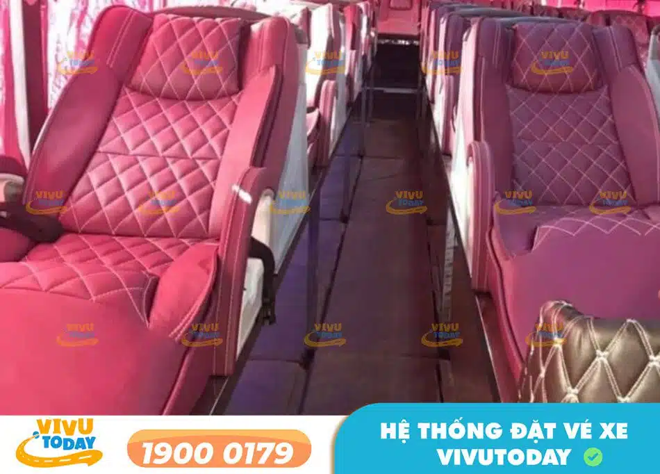 Không gian sang trọng của dòng xe giường nằm 40 chỗ xe khách Vũ Hán Group