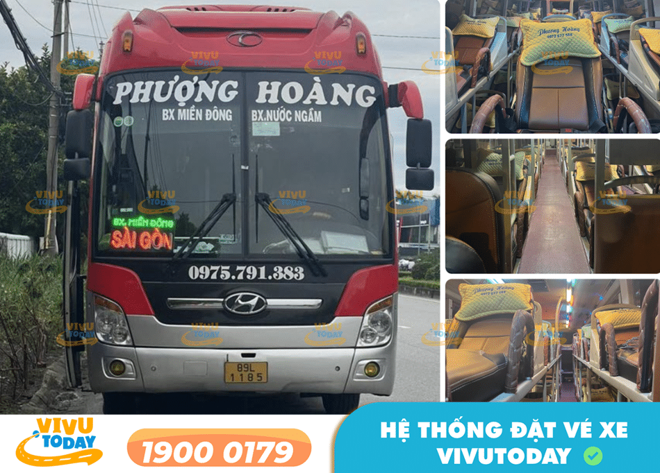 Xe khách Phượng Hoàng chuyên tuyến xe Sài Gòn - Bến xe Nước Ngầm