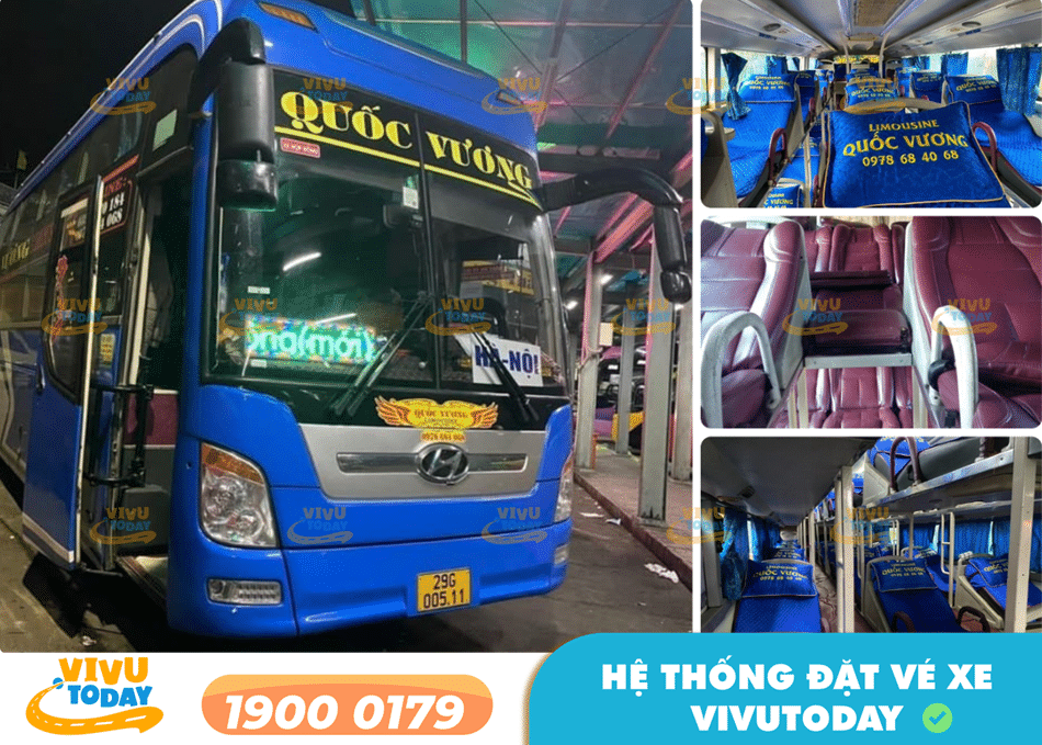 Nhà xe Quốc Vương Limousine chuyên tuyến xe Sài Gòn - Bến xe Nước Ngầm chất lượng cao