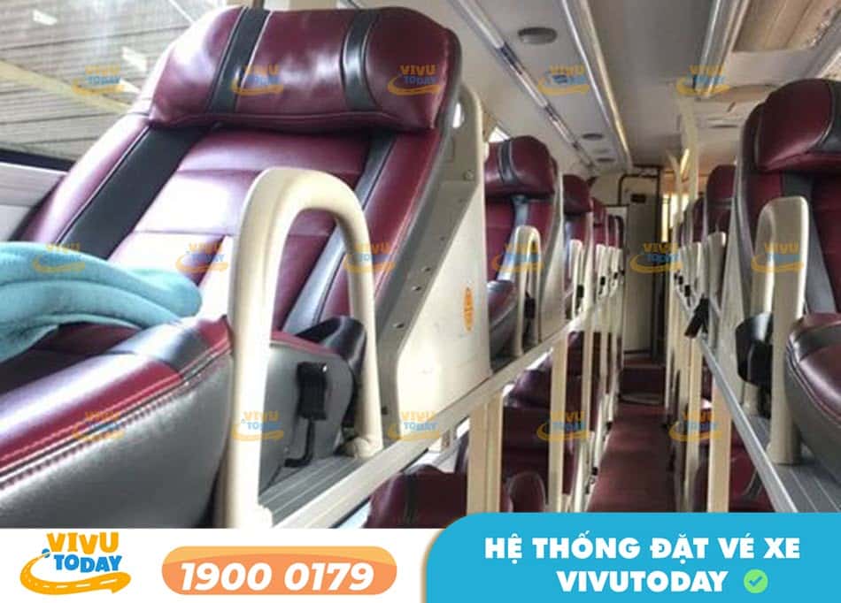 Nội thất xe giường nằm 40 chỗ đời mới của nhà xe Tiến Thành