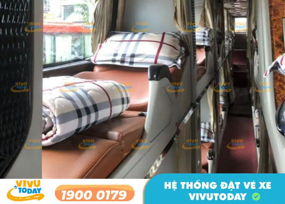 Xe giường nằm sang trọng của nhà xe Gia Phú Gia Lai đi Bình Dương