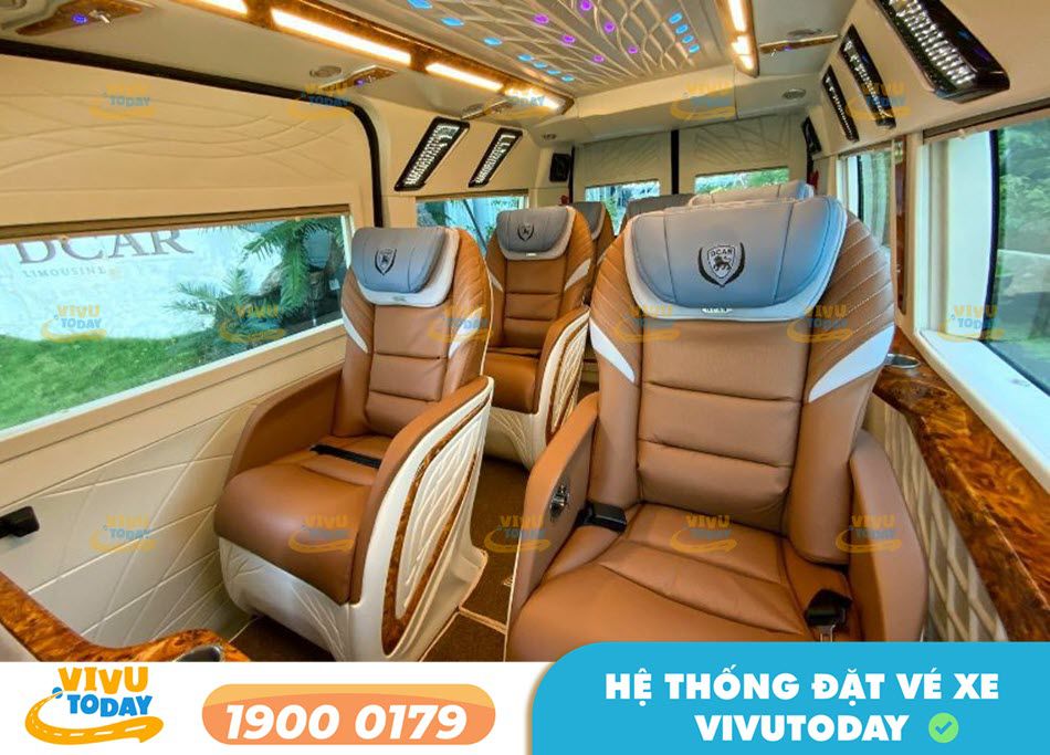 Tiện ích xe ghế Limousine của nhà xe Hoa Mai Vũng Tàu